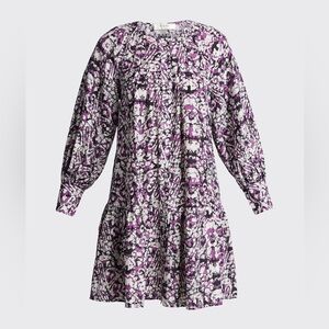 Sea New York Purple Print Mini Dress